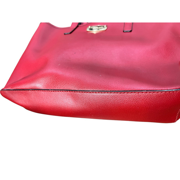 Michael Kors Jet Set Red Travel Tote Saffiano Leather - Picture 6 of 8